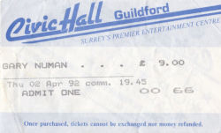 Liverpool Ticket 1992